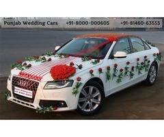 LUXURY WEDDING CARS AUDI FOR RENT IN BHOGPUR TANDA BEGOWAL ADAMPUR AND JANDU SINGHA