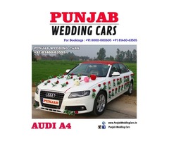 Jaguar Audi Wedding Cars for Hire in Punjab